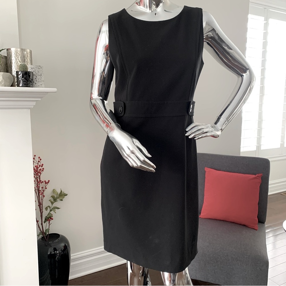 Alfred Sung Office Black Dress
